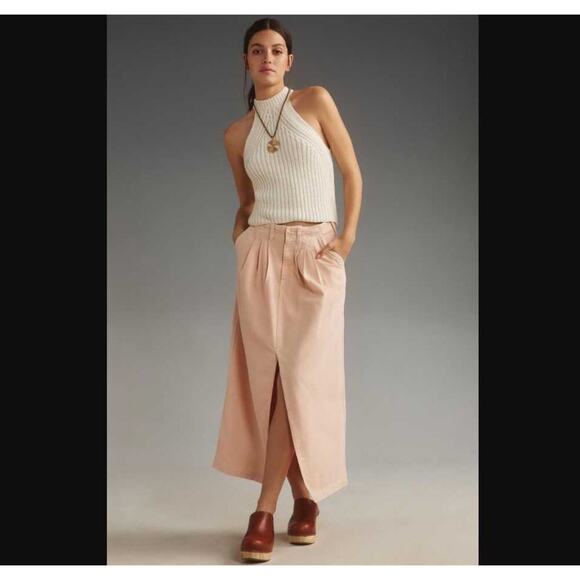 Pilcro by Anthropologie Pleated Trouser Skirt - Picture 2 of 15